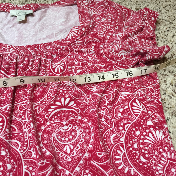 *50%OFF BUNDLES*LOFT bandana print top - Picture 6 of 6